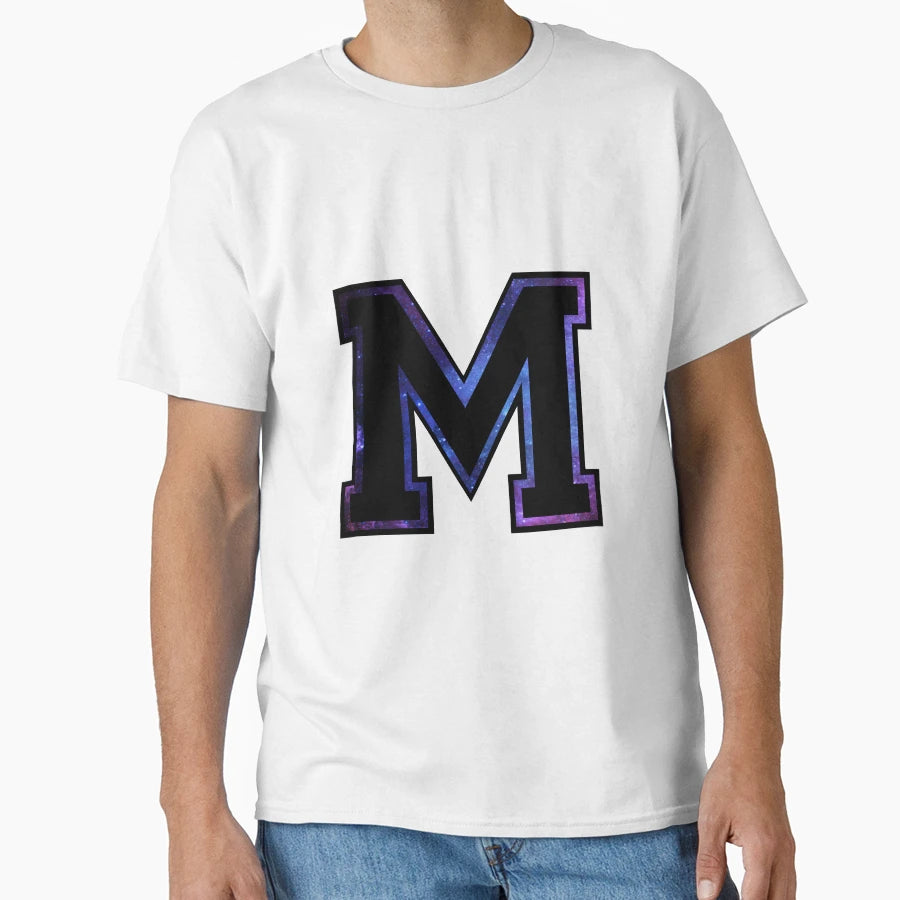M Varsity Letter T-Shirt - Unique Graphic Men Women - T-Shirt, Sweatshirt, Hoodie