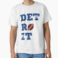 Detroit Sports Detroit Football T-Shirt - Aesthetic Graphic Men Women - T-Shirt, Sweatshirt, Hoodie