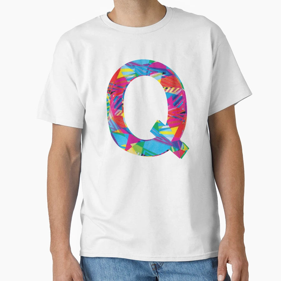 Fun Letter Q T-Shirt - Graphic Print for Adults - T-Shirt, Sweatshirt, Hoodie