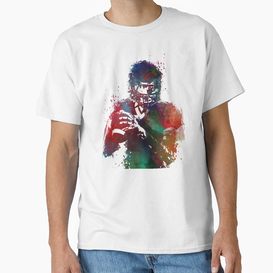 American Football Player 3 Sport Football T-Shirt - Streetwear Style Unisex - T-Shirt, Sweatshirt, Hoodie