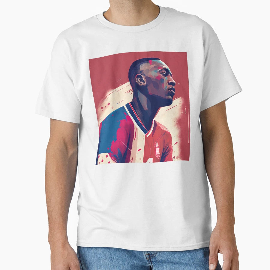 Football Player Artful T-Shirt - Aesthetic Graphic Unisex - T-Shirt, Sweatshirt, Hoodie