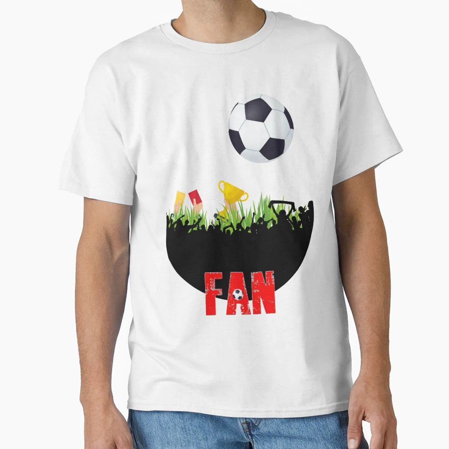 Football Fan Power Sporty Stadium T-Shirt - Custom Art Print Men Women - T-Shirt, Sweatshirt, Hoodie