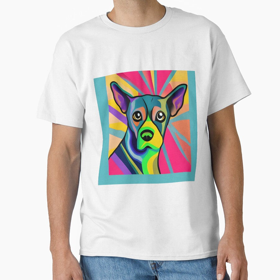 Retro Puppy Art by Ariel Guevara - Adult & Kids T-Shirts, Sweatshirts & Hoodies apparel design preview 1