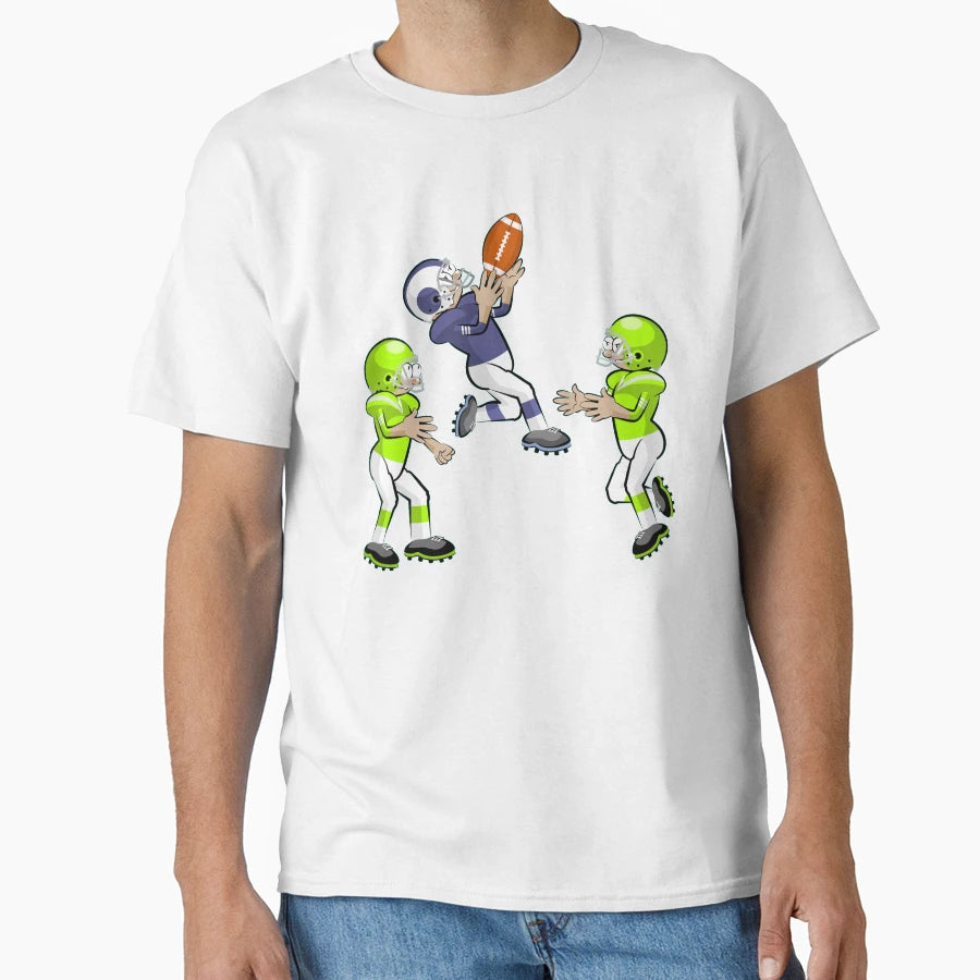 American Football Cartoon 33 41 T-Shirt - Trendy Graphic Men Women - T-Shirt, Sweatshirt, Hoodie