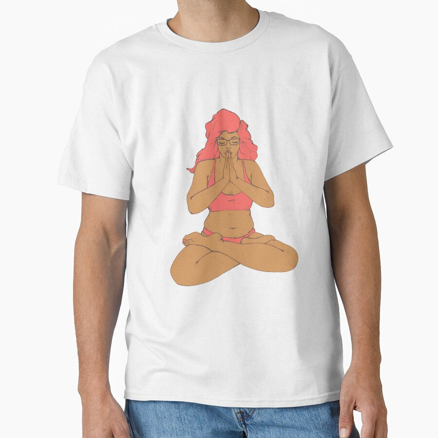PINK MEDITATION by Pastelove - Adult & Kids T-Shirts, Sweatshirts & Hoodies apparel design preview 1