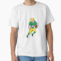 American Football Receiver Running Ball T-Shirt - Aesthetic Graphic Unisex - T-Shirt, Sweatshirt, Hoodie