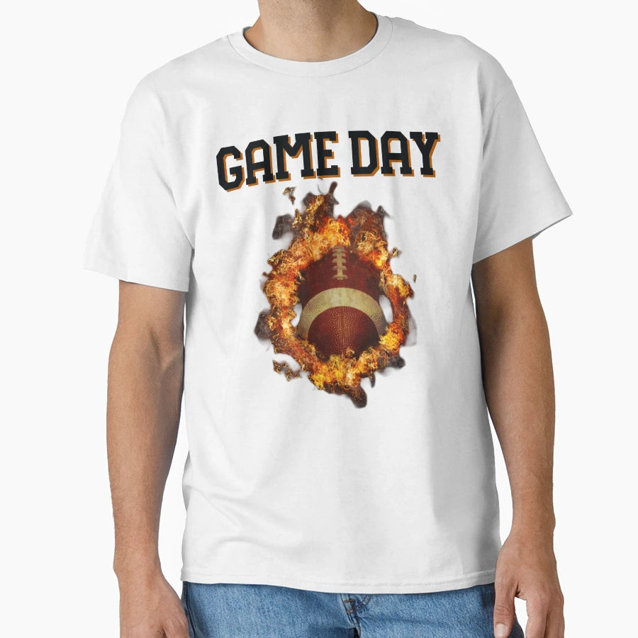 Game Day Football T-Shirt - Fun Novelty Design for Adults - T-Shirt, Sweatshirt, Hoodie