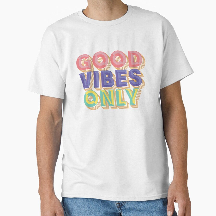 Good Vibes Only by thegoodwordsco - Adult & Kids T-Shirts, Sweatshirts & Hoodies apparel design preview 1