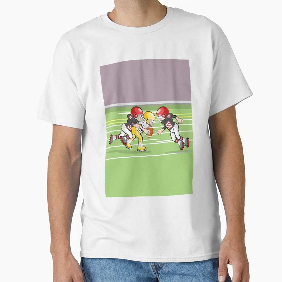 Sensational Play Intrepid American Football T-Shirt - Graphic Print Unisex - T-Shirt, Sweatshirt, Hoodie