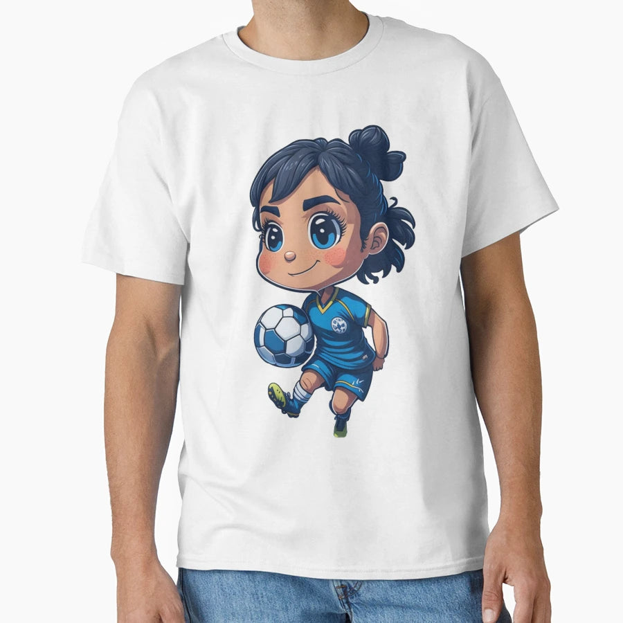 Soccer Blue 2 T-Shirt - Graphic Print Men Women - T-Shirt, Sweatshirt, Hoodie