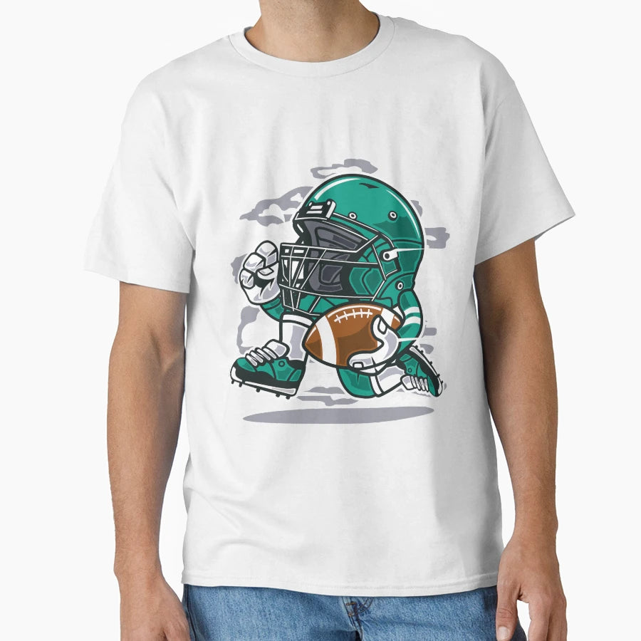 Football Player T-Shirt - Graphic Print Unisex - T-Shirt, Sweatshirt, Hoodie