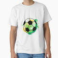 Football Green Splash Ball Football T-Shirt - Fun Novelty Design Men Women - T-Shirt, Sweatshirt, Hoodie