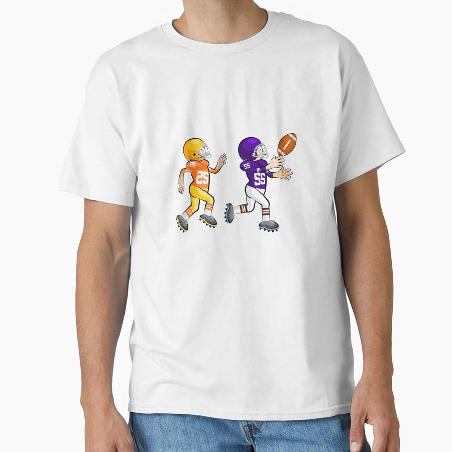 American Football Cartoon 18 41 T-Shirt - Trendy Graphic for Adults - T-Shirt, Sweatshirt, Hoodie