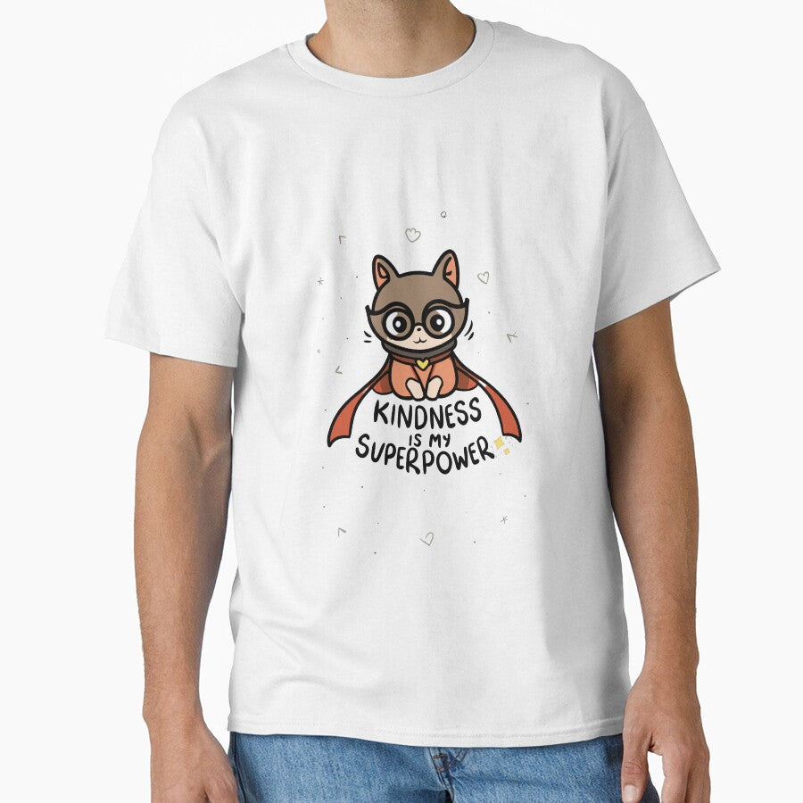 Kindness is my Superpower by bvdesignart - Adult & Kids T-Shirts, Sweatshirts & Hoodies apparel design preview 1