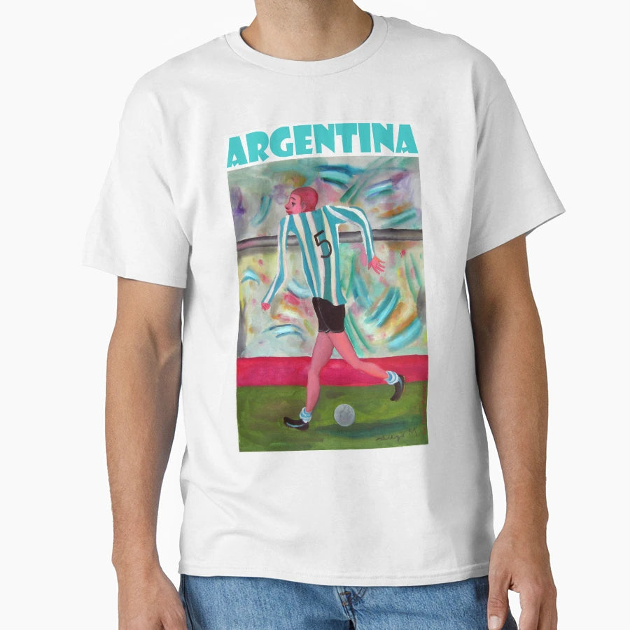 Soccer Player From Argentina T-Shirt - Graphic Print Men Women - T-Shirt, Sweatshirt, Hoodie