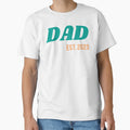 Promoted To Dad Est 2023 T-Shirt - Custom Art Print Men Women - T-Shirt, Sweatshirt, Hoodie