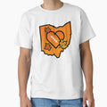 Fall Football Ohio Love T-Shirt - Unique Graphic Unisex - T-Shirt, Sweatshirt, Hoodie