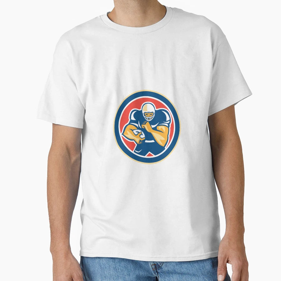 American Football Player Fend Off T-Shirt - Fun Novelty Design for Adults - T-Shirt, Sweatshirt, Hoodie