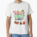 Holly Jolly Coach Merry Happy Holidays T-Shirt - Aesthetic Graphic Unisex - T-Shirt, Sweatshirt, Hoodie