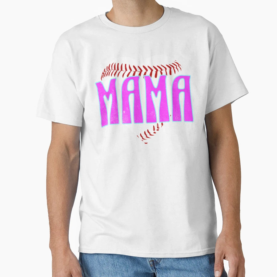 Baseball Mama T-Shirt - Unique Graphic for Adults - T-Shirt, Sweatshirt, Hoodie
