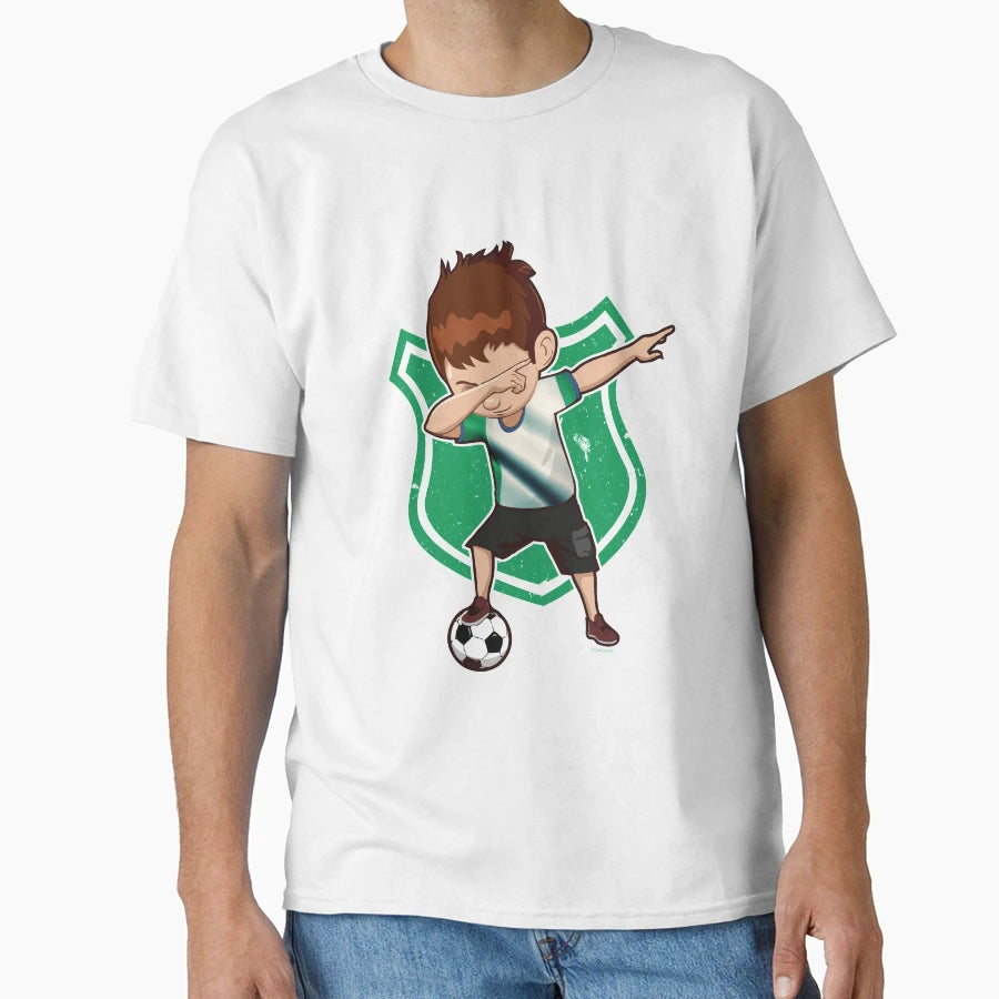 Football Soccer Dab Nigeria T-Shirt - Novelty Apparel for Adults - T-Shirt, Sweatshirt, Hoodie