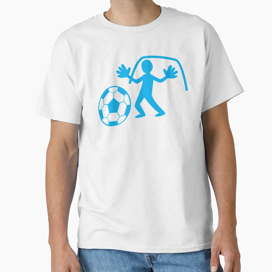 Goalie Soccer Ball Making Save T-Shirt - Graphic Print for Adults - T-Shirt, Sweatshirt, Hoodie