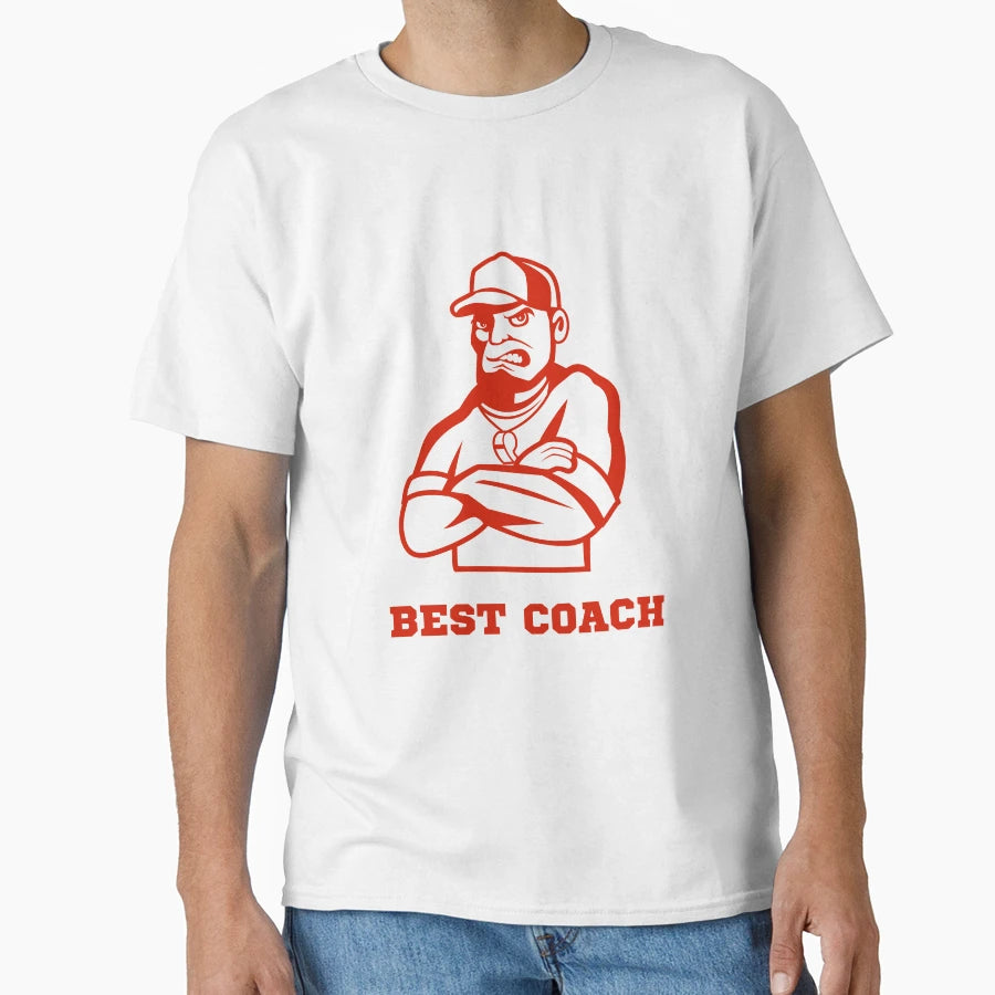 Best Coach Game Plan Genius T-Shirt - Aesthetic Graphic for Adults - T-Shirt, Sweatshirt, Hoodie