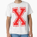 Bigred Letter X T-Shirt - Fun Novelty Design Unisex - T-Shirt, Sweatshirt, Hoodie