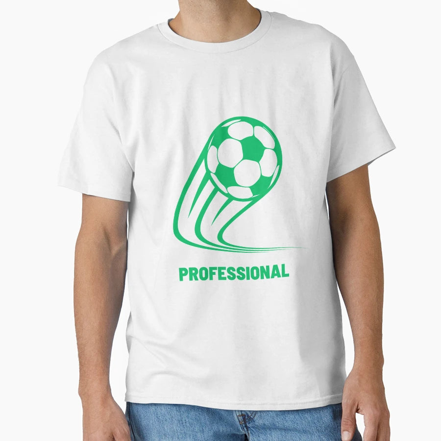 Football Green Ball Curve T-Shirt - Fun Novelty Design Men Women - T-Shirt, Sweatshirt, Hoodie