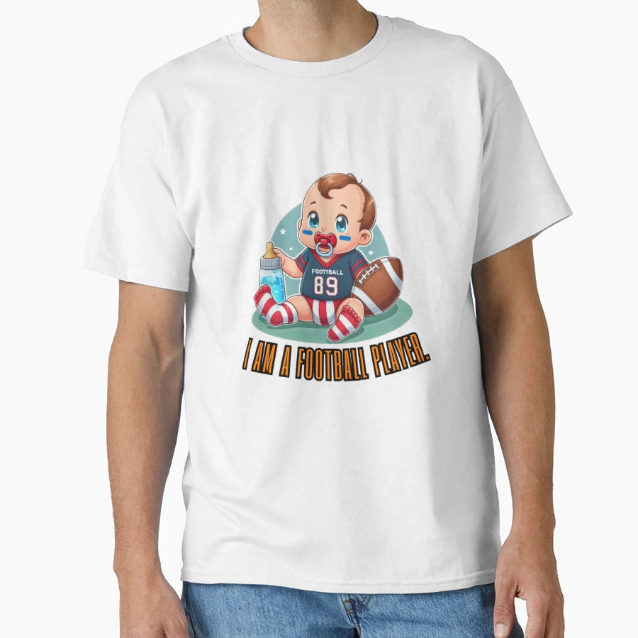 American Football Cartoon T-Shirt - Fun Novelty Design Men Women - T-Shirt, Sweatshirt, Hoodie