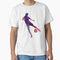 Soccer Football Player 02 T-Shirt - Aesthetic Graphic for Adults - T-Shirt, Sweatshirt, Hoodie