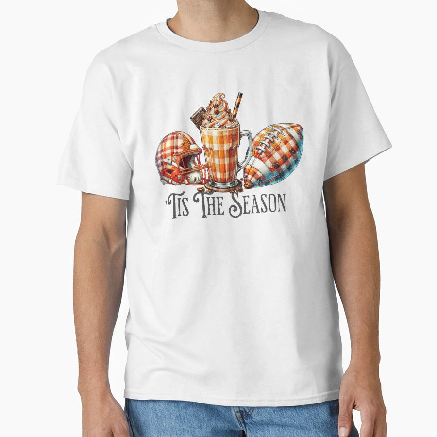 Tis Season Fall Autumn T-Shirt - Unique Graphic for Adults - T-Shirt, Sweatshirt, Hoodie