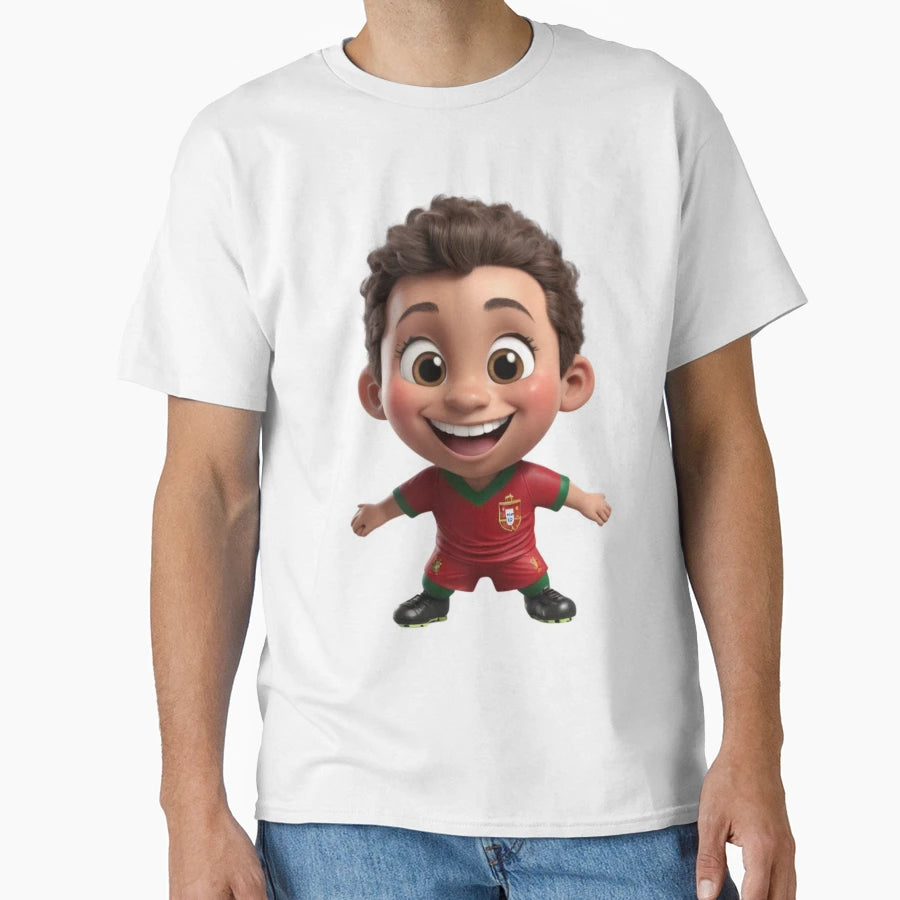 Little Footballer Very Nice Positive T-Shirt - Custom Art Print Men Women - T-Shirt, Sweatshirt, Hoodie
