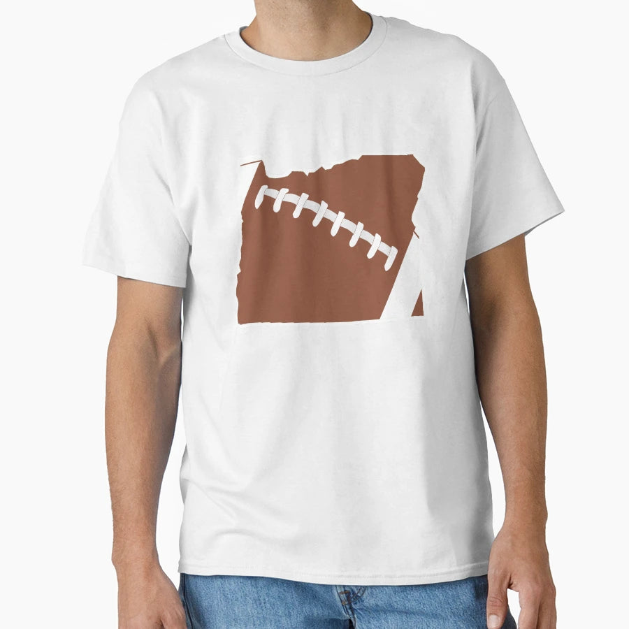 Football Oregon Fun Football Lover Gift T-Shirt - Graphic Print for Adults - T-Shirt, Sweatshirt, Hoodie
