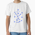Football Blue Tactic Soccer Field T-Shirt - Unique Graphic for Adults - T-Shirt, Sweatshirt, Hoodie