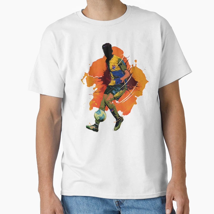 Soccer Player T-Shirt - Minimalist Print Men Women - T-Shirt, Sweatshirt, Hoodie