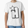 Letter T-Shirt - Casual Everyday Wear Men Women - T-Shirt, Sweatshirt, Hoodie