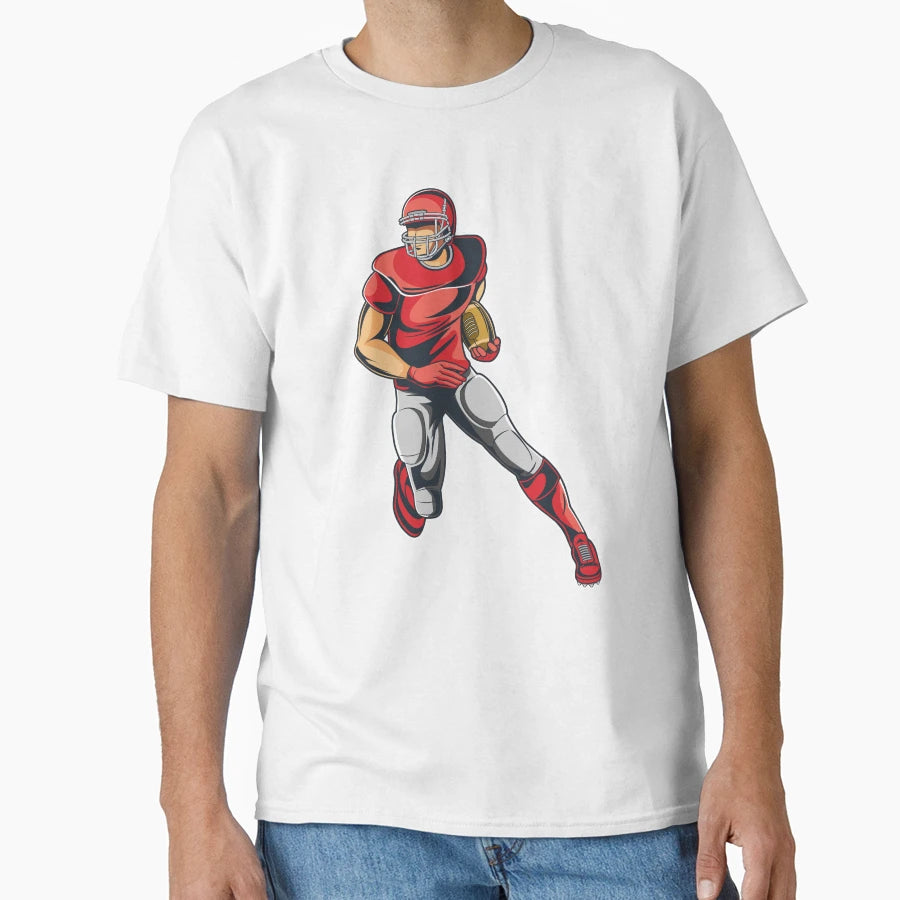 Football Player T-Shirt - Trendy Graphic Unisex - T-Shirt, Sweatshirt, Hoodie