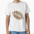 Football Ball American Sports T-Shirt - Custom Art Print Men Women - T-Shirt, Sweatshirt, Hoodie