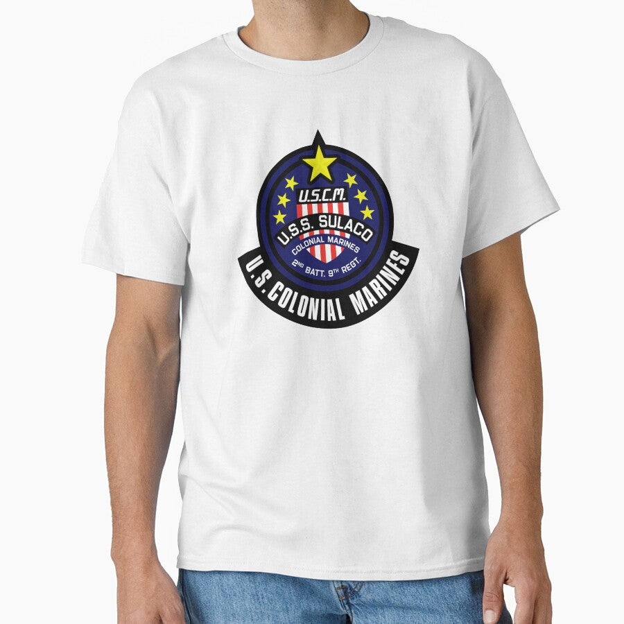 Colonial Marines Sulaco by CargoHoldDesign - Adult & Kids T-Shirts, Sweatshirts & Hoodies apparel design preview 1
