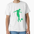 Football Green Dribble 2 Player Ball T-Shirt - Unique Graphic for Adults - T-Shirt, Sweatshirt, Hoodie