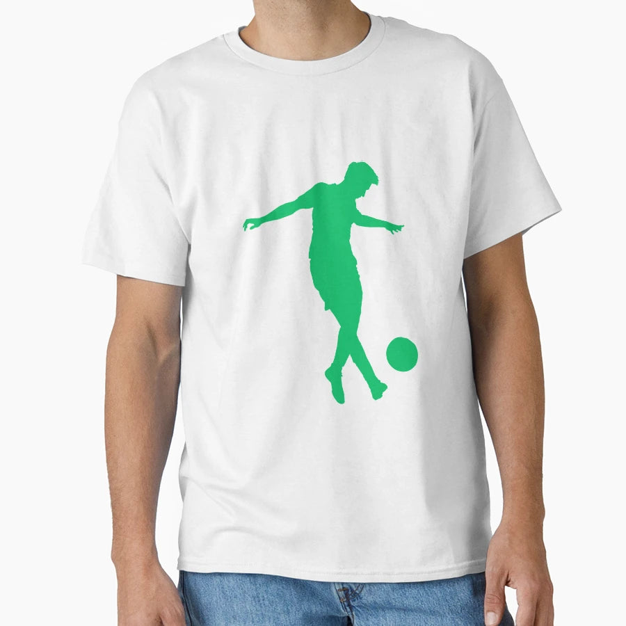 Football Green Dribble 2 Player Ball T-Shirt - Unique Graphic for Adults - T-Shirt, Sweatshirt, Hoodie