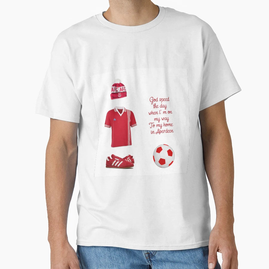 Aerdeen Fc Northern Lights Old Aberdeen T-Shirt - Fun Novelty Design Unisex - T-Shirt, Sweatshirt, Hoodie
