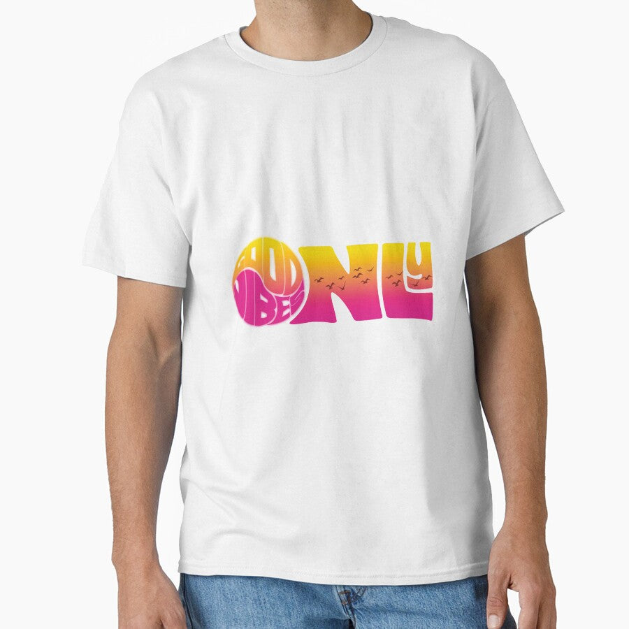 Good Vibes Only Typography by dargul - Adult & Kids T-Shirts, Sweatshirts & Hoodies apparel design preview 1
