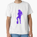 Blue Player Her Game Her Rules T-Shirt - Custom Art Print Unisex - T-Shirt, Sweatshirt, Hoodie