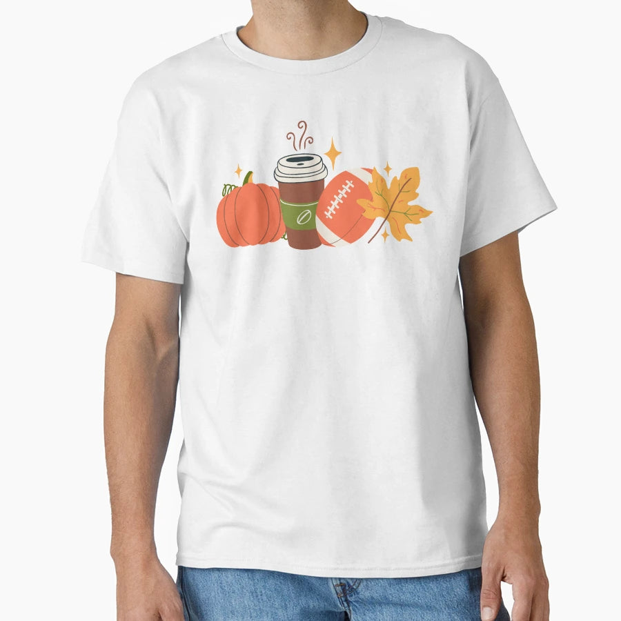 Fall And Football T-Shirt - Graphic Print for Adults - T-Shirt, Sweatshirt, Hoodie