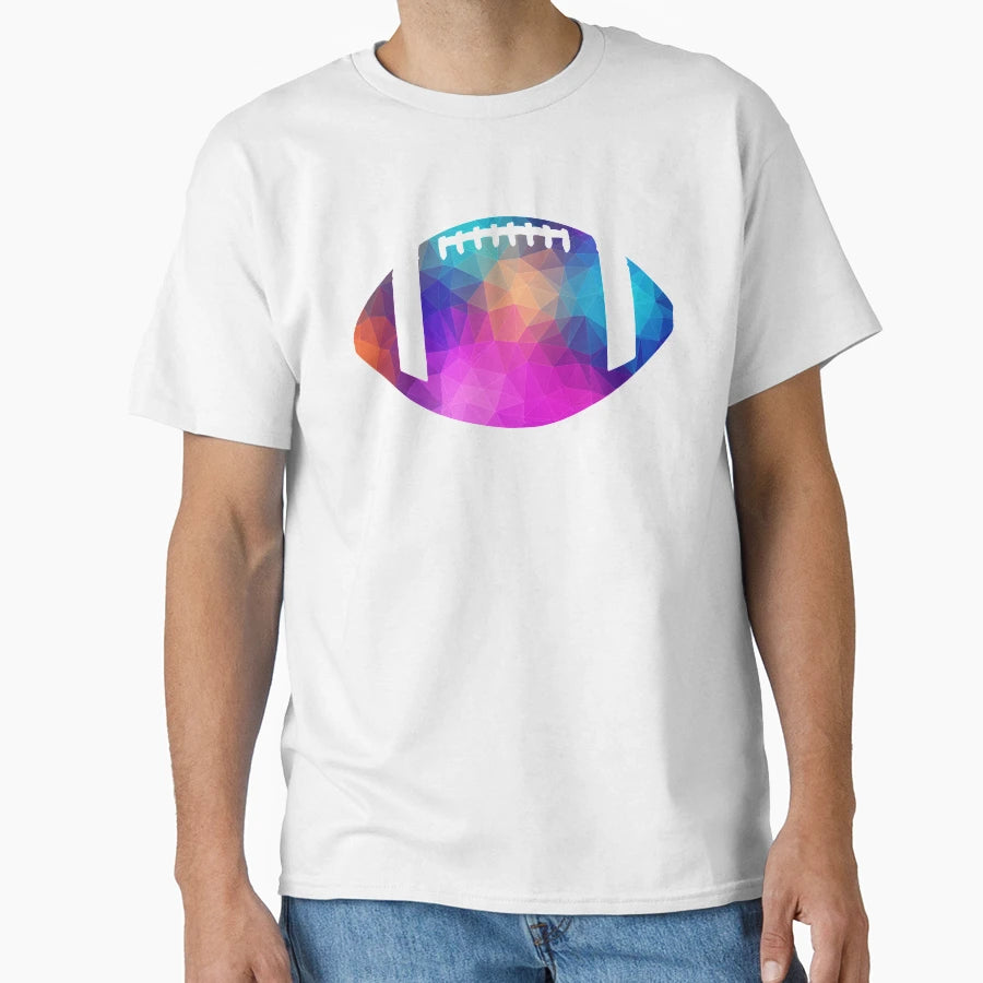 American Football Colorful Art Funny T-Shirt - Streetwear Style Unisex - T-Shirt, Sweatshirt, Hoodie