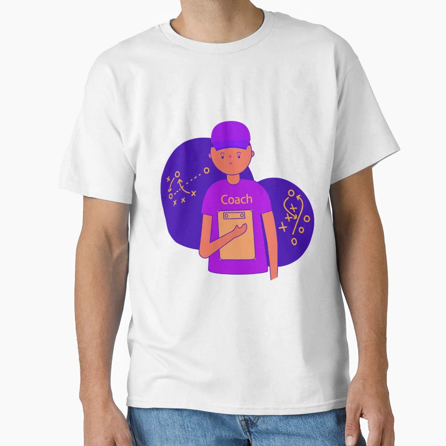 Technical Coach Game Plan Genius T-Shirt - Graphic Print Men Women - T-Shirt, Sweatshirt, Hoodie