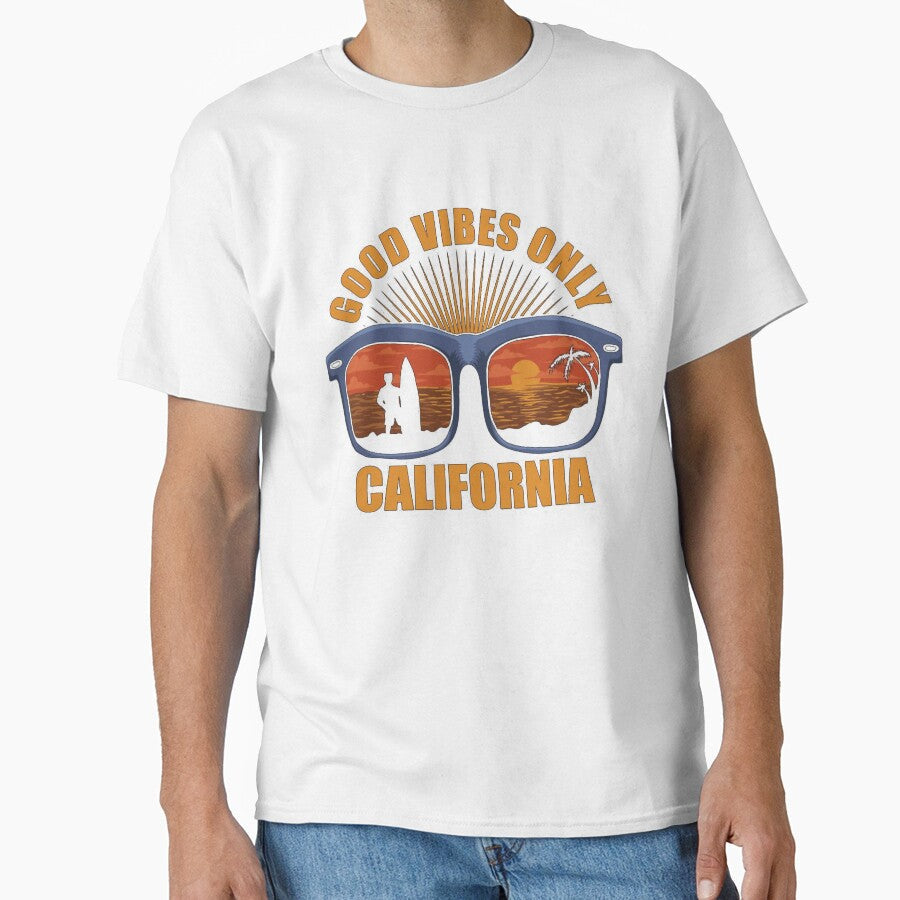 Good Vibes Only Positive Retro Aesthetic Design by - Adult & Kids T-Shirts, Sweatshirts & Hoodies apparel design preview 1
