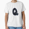 Letter Q Dots T-Shirt - Novelty Apparel Unisex - T-Shirt, Sweatshirt, Hoodie